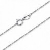 YAN & LEI .65mm Thin Solid Sterling Silver Box Chain Italian Crafted Necklace- 16"-18" - CP1204NKEJ1