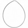 Stainless Steel Omega Necklaces for Women 3-6 mm wide - CK12EM026GL