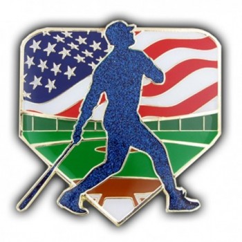 PinMart's Large Baseball Patriotic Trading Enamel Lapel Pin - C7119PEL8XH