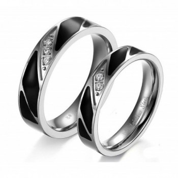 Global Jewelry Stainless Anniversary engagement - His - CN11DW5JJP9