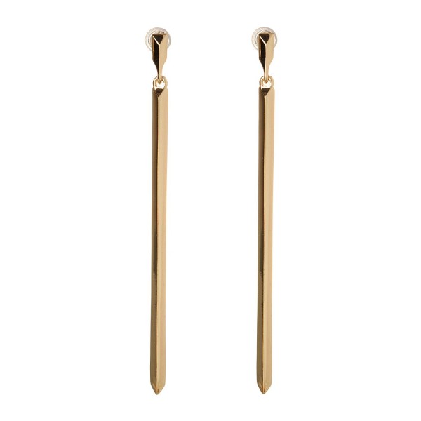 BCBG Generation Linear Bar Drop Earrings - 12k - CT1833LMGTS