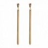 BCBG Generation Linear Bar Drop Earrings - 12k - CT1833LMGTS