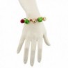 Lux Accessories Goldtone Christmas Bracelet in Women's Stretch Bracelets
