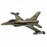 F-16 Eagle Fighter pewter plated plane pin - CS11C5H7Y8T