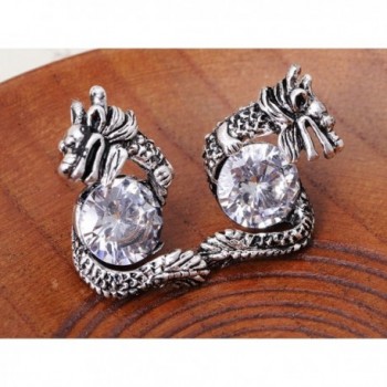 Alilang Silvery Protective Rhinestone Earrings in Women's Stud Earrings