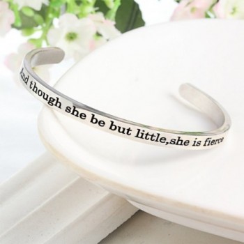 Stainless though little Inspirational Bracelet in Women's Bangle Bracelets