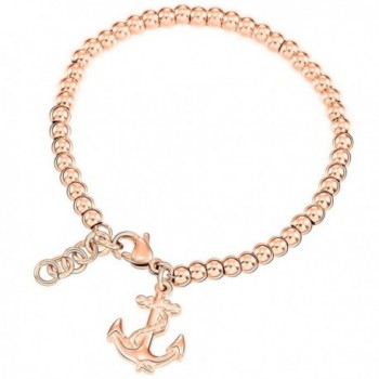 MOWOM Silver Stainless Bracelet Nautical in Women's Link Bracelets