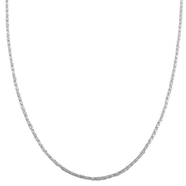 Sterling Silver 1.1mm Twisted Box Chain (16- 18- 20- 22- 24 or 30 inch) - CM118L95XOH