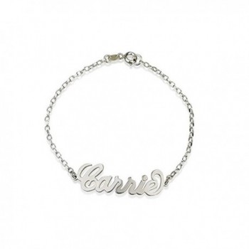 Silver Infinity Names Bracelet Personalized 2 Names Bracelet Infinity Bracelet Custom for Gift - Siliver - C3188THN546