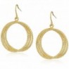 Nine West 60467940-G03 Tone Orbital Drop Earrings - Gold - CM17YUQLWWY