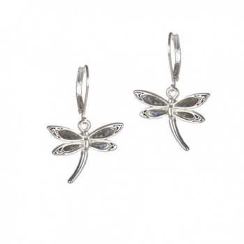 Abalone Dragonfly Filigree Silver tone Earrings in Women's Jewelry Sets