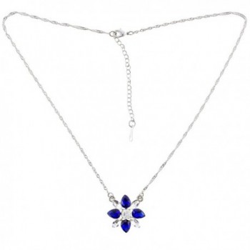 Necklace Crystal Snowflake Earrings Zirconia in Women's Jewelry Sets