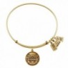 Wind and Fire Lacrosse Gold Finish Charm Bangle - CX1245EKG6V