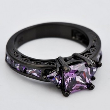 European Amethyst Pieces Promise Couples in Women's Wedding & Engagement Rings