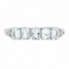 Sterling Silver Genuine Natural Aquamarine