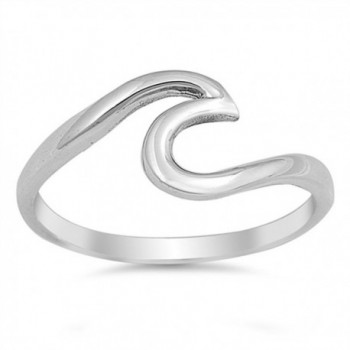 Sterling Silver Wave Ring - CP12GTVPGK9