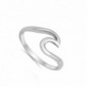 Wave Polished Fashion Sterling Silver