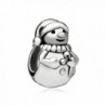 CharmsStory Snowmans Silver Plated Charm Beads Compatible With Charms For Bracelets - CE126S10F5L