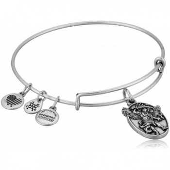 Alex and Ani Archangel Michael EWB Bangle Bracelet - Rafaelian Silver - CH185O5NTMG