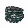 Green and Silver Gemstone Wrap Bracelet | Emily LaRosa - CH12BL0I9ZR