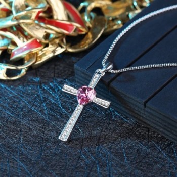 Necklace Religious Crystals Swarovski Valentine