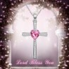 Necklace Religious Crystals Swarovski Valentine in Women's Pendants