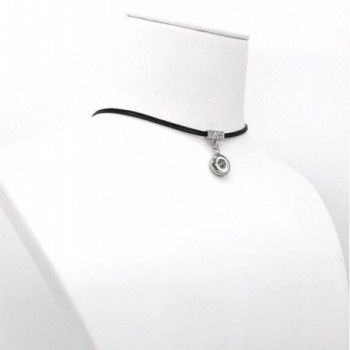 Stoyuan Rhinestone Pendant Necklace Jewelry in Women's Choker Necklaces