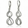 Napier Silver-Tone Double Drop Earrings - CQ1856HLN6Y