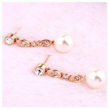 ROMANTIC Swarovski Crystals Simulated earrings in Women's Drop & Dangle Earrings