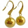 Yellow Plated Glitter Ornaments Earrings