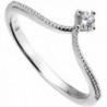 EVER FAITH 925 Sterling Silver Cubic Zirconia Elegant Princess Crown Tiara Band Ring Clear - CT12H2KO2YR