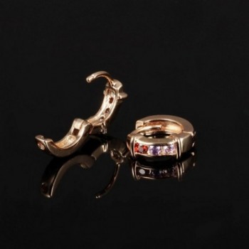 Feraco Jewelry Fashion Earring Zirconia in Women's Hoop Earrings