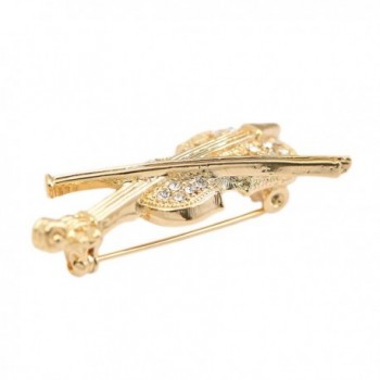 chelseachicNYC Jewel Crystal Violin Brooch