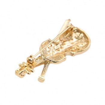 chelseachicNYC Jewel Crystal Violin Brooch in Women's Brooches & Pins