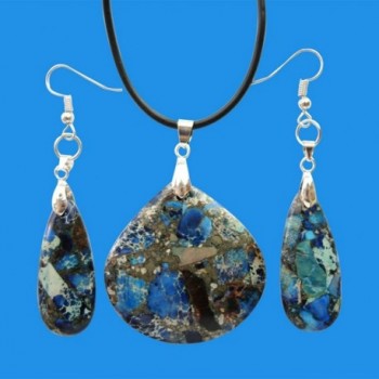 Beautiful Man made Sediment Teardrop Earrings in Women's Jewelry Sets