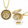 I Love You To The Moon & Back Locket Yellow Gold Tone Necklace - CP11X54OFCJ