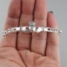 Sterling Silver Claddagh Celtic Bracelet