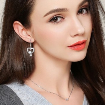 Sterling Silver Jewelry Heart Earrings