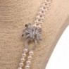 Princess Rhinestone Strands Necklaces Layers in Women's Pearl Strand Necklaces