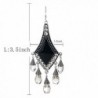 She Lian Rhinestone Chandelier Earrings in Women's Drop & Dangle Earrings