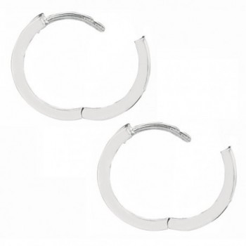 Sterling Silver Channel Zirconia Earrings