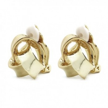 Classic Earrings Plated Women Fashion in Women's Clip-Ons Earrings