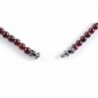 Amandastone Natural Garnet Charm Necklace in Women's Pendants