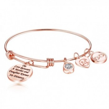 Expandable Bracelet Inspirational Christmas Thanksgiving - Rose Gold - CM189X59OQ5