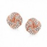 Bling Jewelry Crystal Earrings Plated in Women's Clip-Ons Earrings