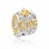 CoolJewelry Sterling Silver Jan-Dec Birthday Flower Charm Butterfly Love Beads For Bracelets - CD17YXNX3AN