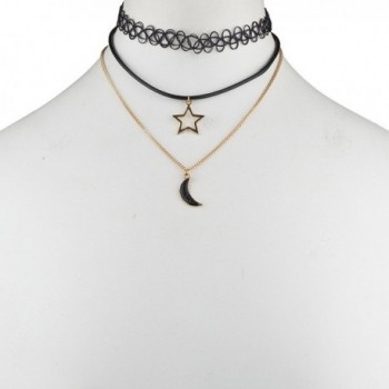 Lux Accessories Pendant Collar Necklace