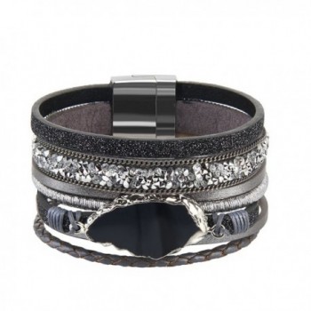 Grey Handmade Braided Bracelet Accessories - Grey handmade wristband - CS189YIM8SN