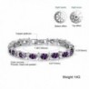SDLM Fashion Sterling Gemstone Bracelet 7 in Women's Tennis Bracelets