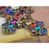Alilang Antique Colorful Rhinestone Necklace